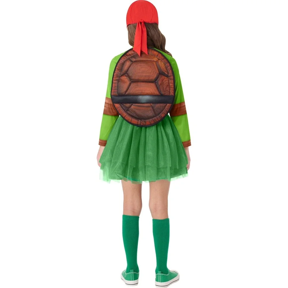 TMNT Teenage Mutant Ninja Turtles Girls Costume Dress Size M 7/8 4-in-1 NWT